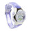 Relógio infantil LED à prova d'água com data, roxo. 1
