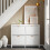 SoBuy 4-Drawer Shoe Cabinet White 2