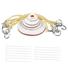 6 Pcs Sturdy Target Carry Target Microfiber Targets Cushions for Dart Shooting--White