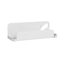 Efficiënte muurbeugel voor gameconsoles, geschikt voor Switch/Host, met handgreephanger, witte muurbeugel en opbergrek.