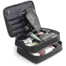 Zuverlässig und kompatibel mit Frauen, großer Kosmetikbeutel, Make-up-Beutel, doppellagiger Make-up-Beutel, Kosmetiktasche, Kulturbeutel, 25 x 20 x