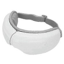 Massageador Ocular Relaxante com Compressas de Ar Quente e Música Elétrica 2025 - Massageador Ocular Branco