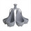 Durable Boiled Egg Bracket Silicone Handle Egg Cooker Silicone Egg Steamer Tray with Anti-Scald Handle for Co 1
