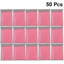 Praktischer Luftpolsterbeutel, stoßfest, für Expressversand, geeignet für Zuhause, Geschäft und Büro (rosa, 15 x 11 cm), 50 Stück