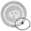 Reliable Fitting Microwave Glass Plate Microwave Glass Turntable Plate, Round Microwave Plate Shield Replace 1