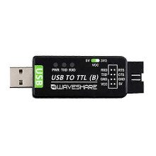 Industrieller USB-zu-TTL-Konverter CH343G Serielles Port-Konvertierungsmodul mit Halterung 5V/3,3V Pegel