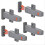 Efficient Self-Locking Cabinet Door Rebounder Adjustable Lock Rebounder Wardrobe Cabinet Door Panel Push-Open 1