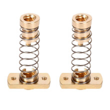 Efficiënte S CR10 Z T8 anti-speling veerbelaste moer, messing moeren voor upgrade 3S 3 Pro 2-delige set