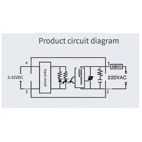 AC eenfasig solid-state relais SSR AA solid-state relais 40AA 2