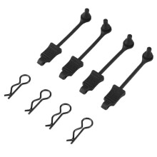 Conjunto de 4 peças de presilhas de borracha resistentes para carroceria de ARRMA Senton 1/10.