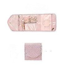 Betrouwbare sieradenorganizer - Sieradendoos - Sieradenhouder - Sieradenkoffer - Roze - 14*14,5 cm - Oorbellenorganizer - Klein