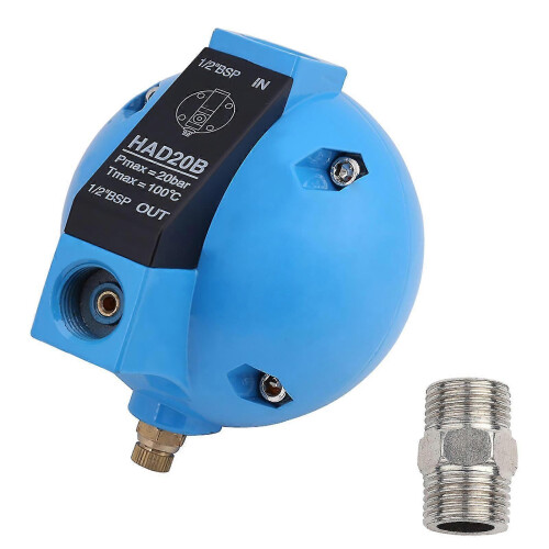 Válvula de drenagem de condensado automática e robusta, com controle mecânico, vazão de 400 L/h.