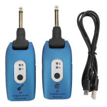 Sturdy Guitar Transmitter Receiver Wireless System A9 2.4GHz USB Cable Musical Instrument AccessoriesBlue