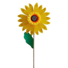 Flower Pinwheels for Garden and Yard Decor Outdoor Windmill Bring Joy to Life Sunflower Shape Durable Easy to Assemble