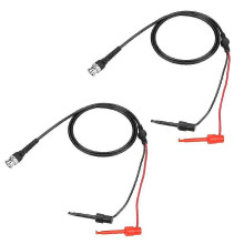 Lot De 2 Cbles Coaxiaux BNC Vers Sonde Virkattu Double Pour Oskilloskooppi