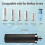 Durable 2 Pack Spare Water Filters, 2.25" X 9.75" Activated Carbon Filter, Black Spare Purification Elements 4
