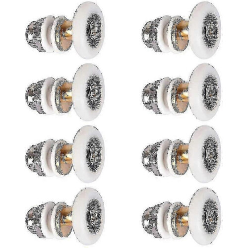 Shower Door Roller Caster Wheel - 8 Pcs Spare Sliding Rollers 23mm