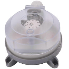 Pressostat différentiel d'air réglable robuste 20-200 Pa pour systèmes d'air comprimé