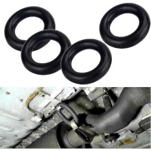 Auto Exhaust Rubber Hanger Insulator Mount Bushing Mount Universal 4 Pcs