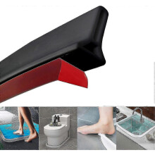 Shower Threshold Water Dam Shower Barrier,shower Door Dam Water Stopper Silicone Wet Room Bathroom 100cm Stcyv