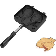 Aluminium Alloy Fish-Shaped Cake Maker with Non-Stick Bakeware