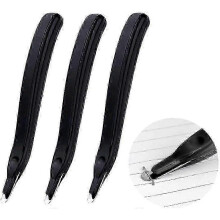 3Pcs Durable Professional Magnetic Staple Remover Puller, Rubberized Staple Removal Tool(Black)