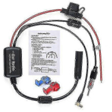 Montage van Dab + Auto Antenne Splitter Kabel Digitale Radio + Versterker Accessoires