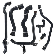 Kit affidabile di tubi flessibili per radiatore e serbatoio di espansione, compatibile con BMW E46, 323 325 328 330, 7 pezzi.