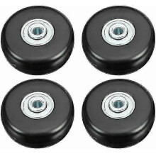 Kofferrolle, Schwerlast-Gepäckrollen, 40 mm, geräuschdämpfende Gummilagerung, Rollenersatz für Transportzwecke