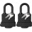 Cadeado resistente com chave, [Pacote com 2] [4 chaves] Cadeado à prova d'água com chave, 40 mm 1
