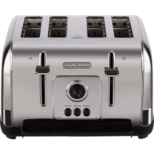 Morphy Richards Morphy Richards 240130 Venture 4 Slice Toaster Brushed Steel