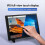 Monitor touchscreen durável de 10,1 polegadas com capa para Raspberry Pi 5/4B/3B IPS 1280x800 Compatível com vários 5
