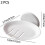 Waterproof Disc Soap Box, Wall Mounted Plastic Soap Bracket with Drainage Design for Bathroom 2 Pieces 2