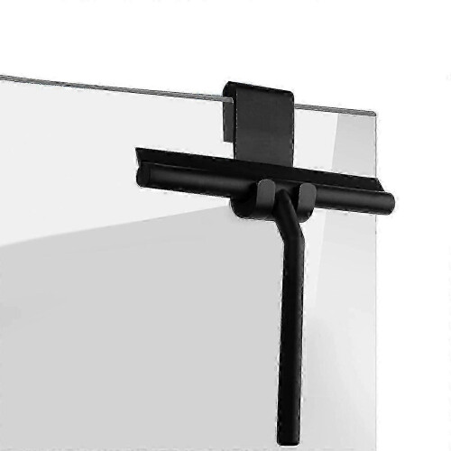 Efficient Shower Squeegee - Shower Squeegee with Bracket No Drilling - Glass Squeegee Shower with Stainless St 1