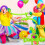 Décorations de fête avec ballons colorés 2