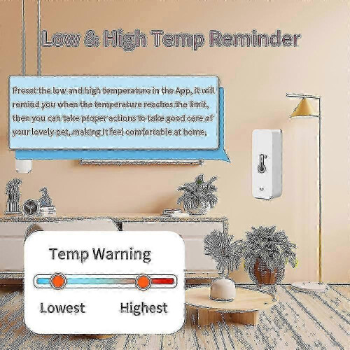 3x Tuya Wifi Temperatuur- & Vochtigheidssensor Binnenthermometer Hygrometer SND 1