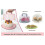Boîte à gâteaux/cupcakes efficace avec couvercle, transparente, C 3