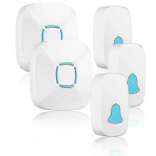 Durable A507 Three-For-Two Remote Control Waterproof Compatible with Smart Wireless Digital Doorbell