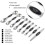 Durable Measuring Kit Double-Sided Scale Non-Slip, 15Pcs Including Leveler, Kitchen Measuring Accessories 4