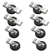 8PC 22mm Anti-Scratch Magnetic Cable Clip Heavy Duty Wire Bracket Hook