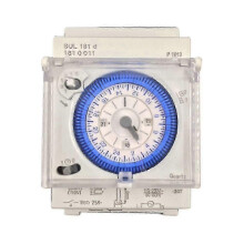 Analoge mechanische tijdschakelaar 110V-220V 24 uur per dag programmeerbaar met instelbare tijd van 15 minuten.