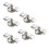 6PC 20mm Anti-Scratch Magnetic Cable Clip Heavy Duty Wire Bracket Hook 1