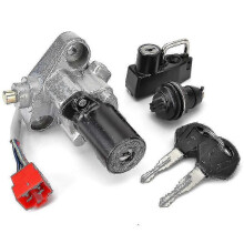 Kit chiave di blocco interruttore di accensione compatibile con Yamaha XVS125 XVS250 XVS400 XVS650 XVS1100 Drag Star XVS 650 V-Star