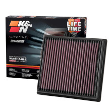 Filtro aria motore ad alto flusso 33-5064 per Ascent Crosstrek Forester Impreza Legacy Outback WRX XV dal 2016 al 2025, lavabile e compatibile.
