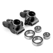 Cubo traseiro de metal com junta de direção para automodelos RC 1/8 Arrma KRATON Outcast 6S V5.