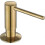 Durable Brass Push Button Soap Dispenser, 500ml Capacity, Gold 1