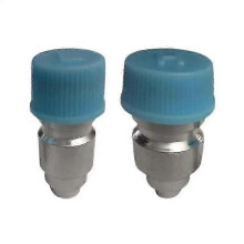 Raccord de réparation R134a haute et basse pression avec bouchons JRACore pour canalisation de climatisation automobile (2 pièces)