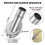 40 Pack Angle Beveled Protector Sleeves, Wood Post Protector Stair Cable Railing 3/16, 45 Degree 4