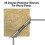 40 Pack Angle Beveled Protector Sleeves, Wood Post Protector Stair Cable Railing 3/16, 45 Degree 5