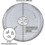 Sturdy Glass Turntable 245mm 3 Fixators Fitting Microwave Accessories Anti-Drop Design 4